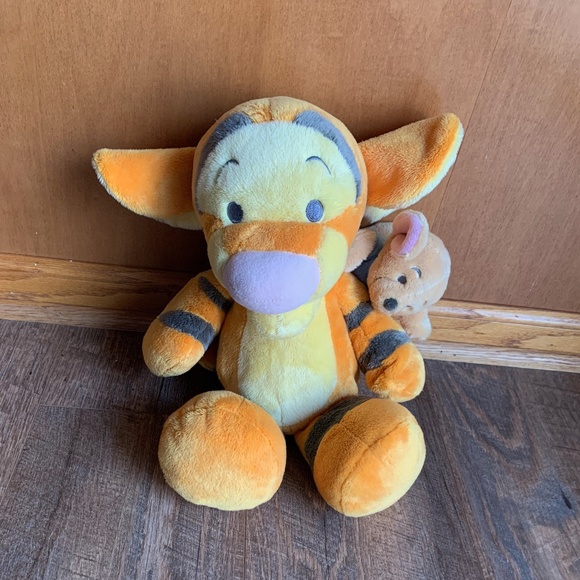 Disney Parks Baby Tigger and Roo Plush Winnie The Pooh 15" Stuffed Animal - Picture 1 of 6